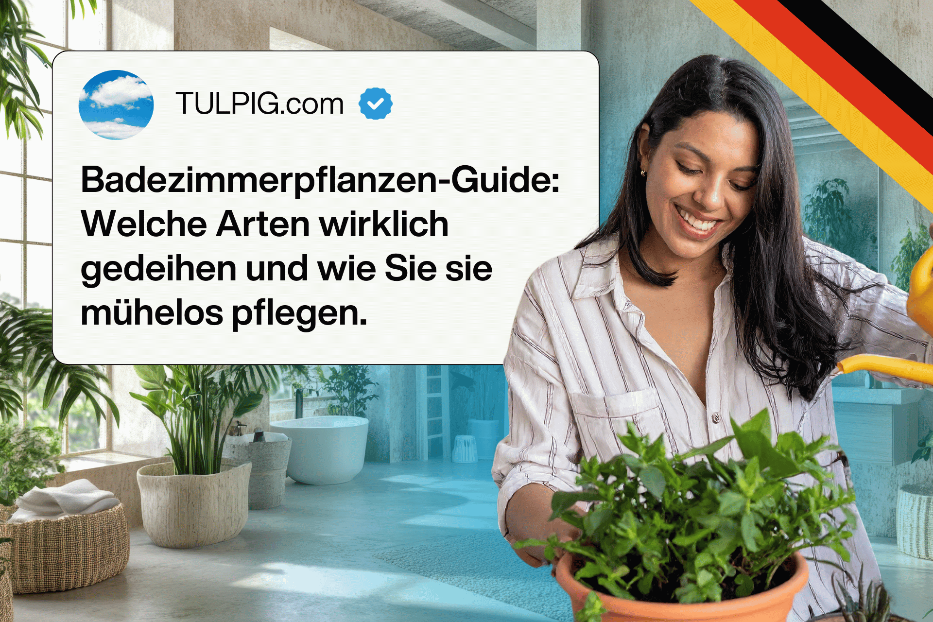 Ihre grüne Oase: Die besten Pflanzen für Ihr Badezimmer und wie Sie sie richtig pflegen